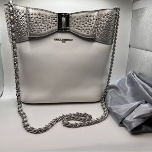 Karl Lagerfeld Silver Women's Bag